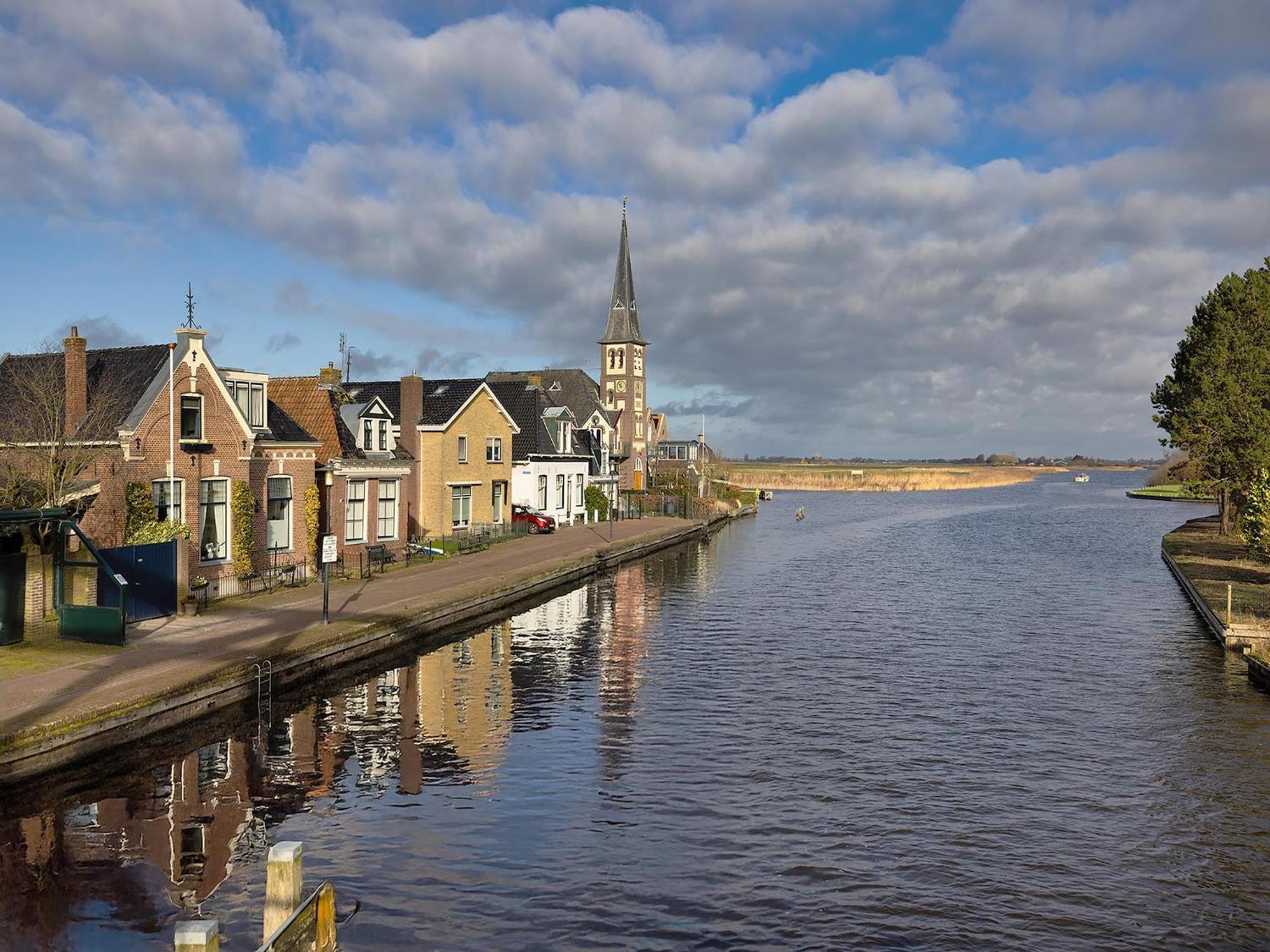 Farmhouse Between The Frisian Lakes On The Water Woudsend Exterior foto