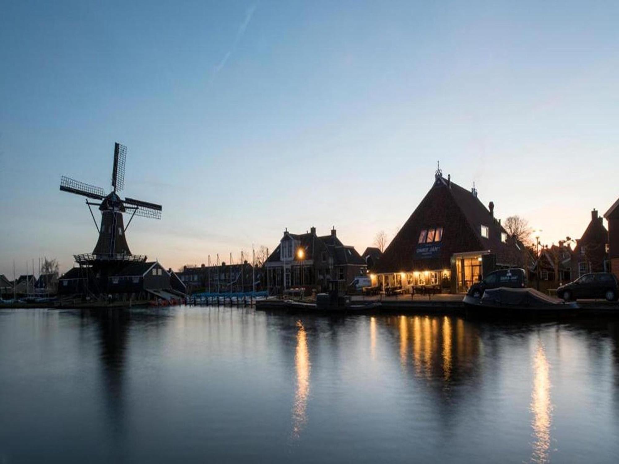 Farmhouse Between The Frisian Lakes On The Water Woudsend Exterior foto