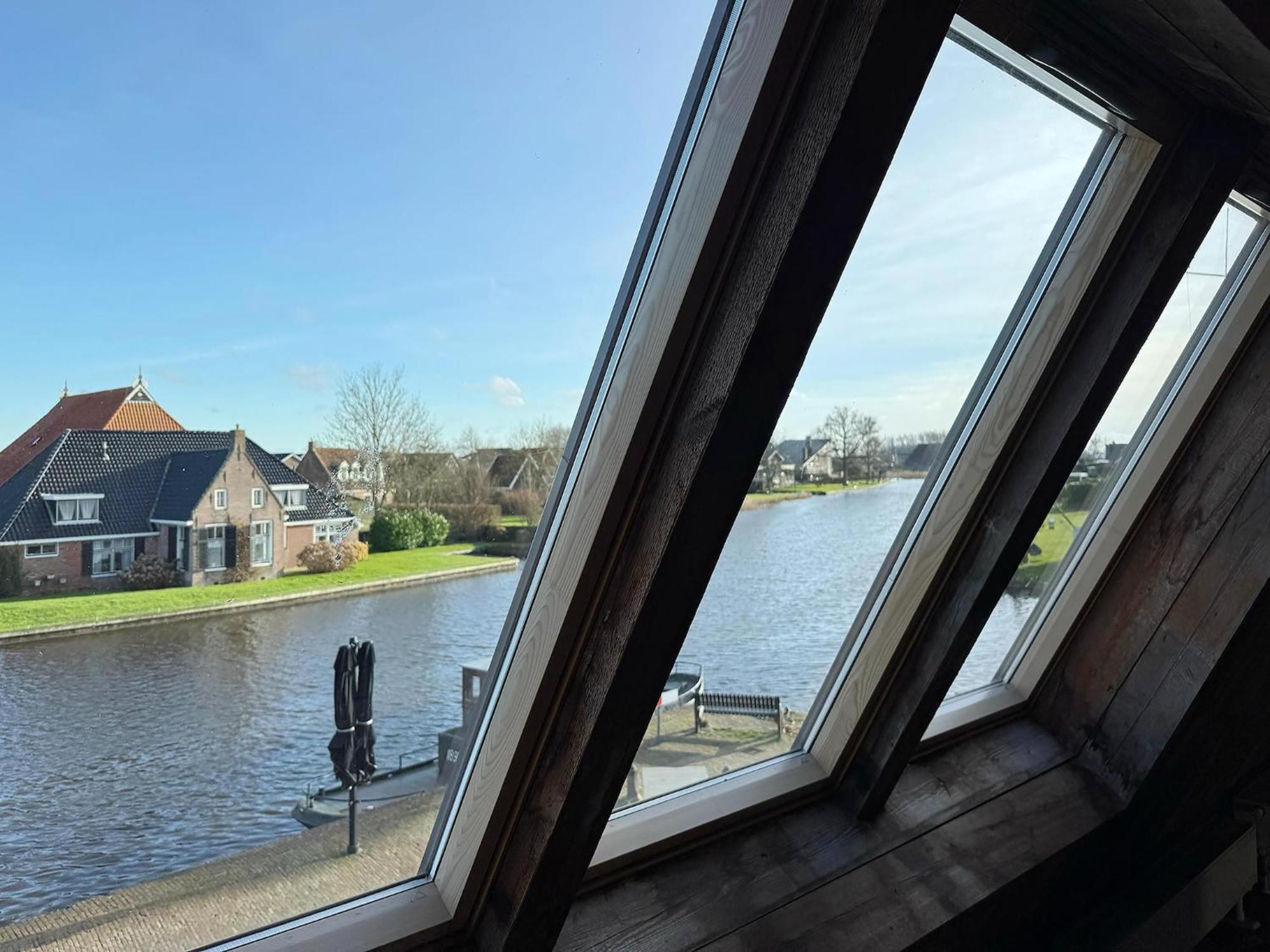 Farmhouse Between The Frisian Lakes On The Water Woudsend Exterior foto